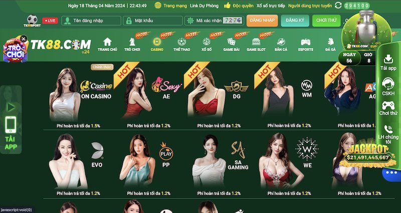 Live Casino đẳng cấp với Dealer chân thật